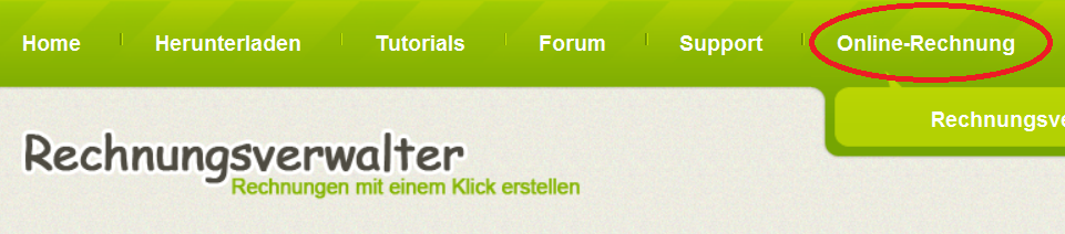 Rechnungen durchsuchen