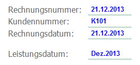 Rechnungen durchsuchen